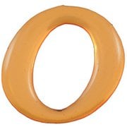 GU20-O [クリスタルメタル文字 英o 20mm×1mm テープ付き]