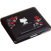 74100111 [B♭クラリネット用 プラスチック製リードケース 【ハローキティ】 12枚用 カラー：さくらブラック]