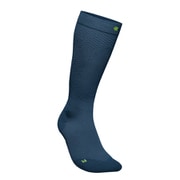 RUN ULTRA LIGHT COMPRESSION SOCKS HIGH SOCKS MEN 62111493 ネイビー Lサイズ(ふくらはぎ周径：41-46cm) サイズ44-46(靴のサイズ：28-29.5cm) [ランニングソックス]