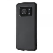 RT-AQR6CC14/CBM [AQUOS R6 用 耐衝撃 ハイブリッドケース Puffull Clear ブラック]