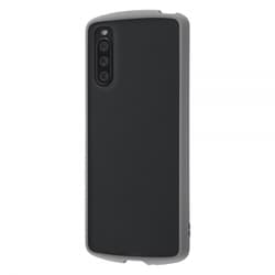 RT-RXP10M3BS14/GR [Xperia 10 III 用 耐衝撃 ハイブリッドケース Puffull Matte Black グレー]