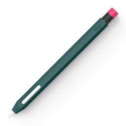 Apple Pencil（第2世代）用 ケース ミッドナイトグリーン EL_AP2CSSCPE_GN