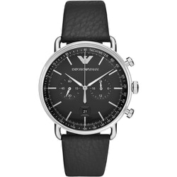 EMPORIO ARMANI クロノグラフ ブラック エンポリオアルマーニ腕時計/メンズ/AR11242/ブラックダイアル