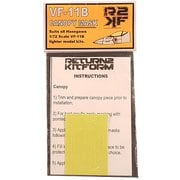 RKF72006 1/72 塗装用マスクシール VF-11B用キャノピーマスク (ハセガワ用) [プラモデル用品]