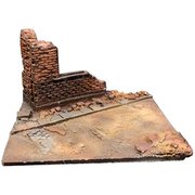 TRMBST-D3501 1/35 ディスプレイベース ビルコーナーベース (13.5cm x 11.3cm) [プラモデル用品]