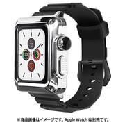 HU-AWALSL44-SV [HUALIMEI Apple Watch メタルケース 44mm シリコンバンドセット シルバー]
