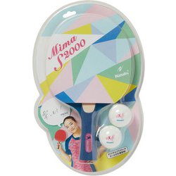 NH5139 [ラバー貼りあがり 硬式40ミリ用ラケット Mima S2000]