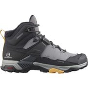 X ULTRA 4 MID WINTER THINSULATE CLIMASALOMON WATERPROOF L41355200 QUIET SHADE/BLACK/WARM APRICOT 25.5cm [防寒ブーツ メンズ]