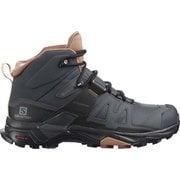 X ULTRA 4 MID WIDE GORE-TEX W L41386800 EBONY/MOCHA MOUSSE/ALMOND CREAM 24cm [トレッキングシューズ レディース]