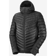 アウトラインダウンフーディ OUTLINE DOWN HOODIE LC1438500 BLACK XLサイズ [アウトドア ダウンウェア メンズ]