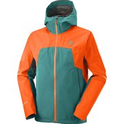 OUTLINE GORE-TEX 2.5L JKT M LC1599600 RED ORANGE/PACIFIC Mサイズ [アウトドア レインジャケット メンズ]