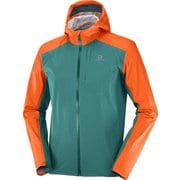 BONATTI WP JKT M LC1639500 PACIFIC/RED ORANGE Mサイズ [ランニングウェア ジャケット メンズ]