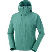 OUTPEAK SOFTSHELL HDY M LC1594400 PACIFIC Sサイズ [アウトドア レインジャケット メンズ]