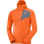 OUTLINE FZ HOODIE M LC1595300 RED ORANGE Lサイズ [アウトドア フリース メンズ]