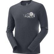 OUTRACK BLEND LS T M LC1594100 EBONY XLサイズ [アウトドア カットソー メンズ]