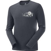 OUTRACK BLEND LS T M LC1594100 EBONY 2XLサイズ [アウトドア カットソー メンズ]