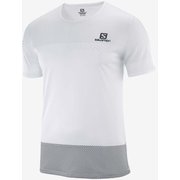 センス ティー SENSE TEE M LC1478000 WHITE/BLACK/ALLOY XLサイズ [ランニングウェア シャツ メンズ]