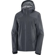 OUTLINE GORE-TEX HYBRID JKT W LC1597000 EBONY XSサイズ [アウトドア レインジャケット レディース]