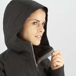 Salomon リバーシブルフードジャケット 黒　レディース　EUROサイズXS DOWN LONG COAT(FREE SIZE Black): Y's for living｜THE SHOP