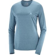 アジャイル ロングスリーブ ティー AGILE LS TEE W LC1607800 MALLARD BLUE/STORM BLUE/HEATHER Sサイズ [アウトドア カットソー レディース]