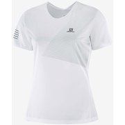 センス ティー SENSE TEE W LC1479900 WHITE Lサイズ [ランニングウェア シャツ レディース]
