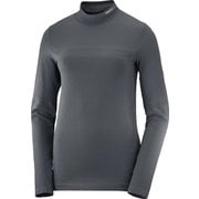 SNTIAL WARM LS TOP W LC1620700 EBONY Mサイズ [アウトドア アンダーウェア レディース]