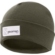 OUTLIFE LOGO BEANIE LC1585700 OLIVE NIGHT [アウトドア ニットキャップ]