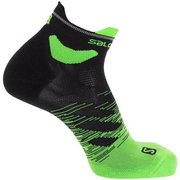 PREDICT ANKLE LC17821 EBONY/GREEN GECKO Mサイズ [ランニングウェア ソックス メンズ]