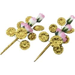 B-495 [お盆飾り お盆用品 ミニ 盆花 2本]
