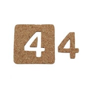 KB45-4 [コルク抜文字 4 45×3mm]