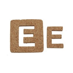 KB45-E [コルク抜文字 E 45×3mm]