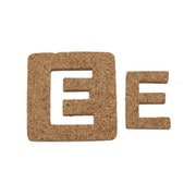 KB45-E [コルク抜文字 E 45×3mm]