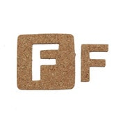 KB45-F [コルク抜文字 F 45×3mm]