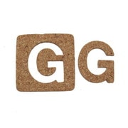 KB45-G [コルク抜文字 G 45×3mm]