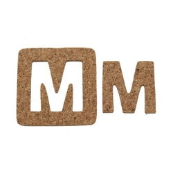 KB45-M [コルク抜文字 M 45×3mm]
