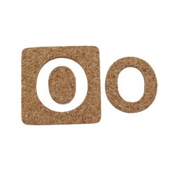 KB45-O [コルク抜文字 英O 45×3mm]