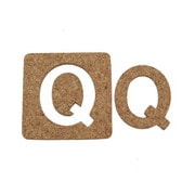 KB45-Q [コルク抜文字 Q 45×3mm]