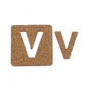 KB45-V [コルク抜文字 V 45×3mm]