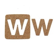 KB45-W [コルク抜文字 W 45×3mm]