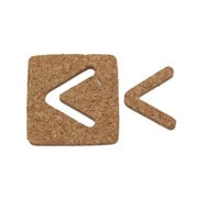 KB45-ク [コルク抜文字 く 45×3mm]