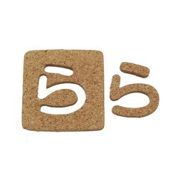 KB45-ラ [コルク抜文字 ら 45×3mm]