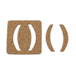 KB45-13 [コルク抜文字 （ 45×3mm]