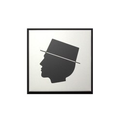 PL360-1 [プレート 男マーク 100×100×3mm テープ付き]