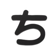 AB25B-チ [アクリル切文字 黒 ち 25×2mm テープ付き]
