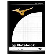 キャラクターグッズ S2636530 <限定> ミズノ 方眼ノート ゴールド×ブラック