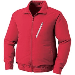 KU90510C08S6 [空調服 ポリエステル製空調服 ウェアのみ レッド 4L]