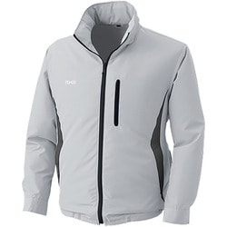 KU90520C06S5 [空調服 フード付きポリエステル製空調服 ウェアのみ シルバー 3L]