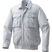 KU91930C06S7 [空調服 綿・ポリ混紡フルハーネス仕様脇下マチ付き空調服 ウェアのみ シルバー 5L]