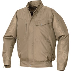 KU92000C20S3 [空調服 ポリエステル製エンボスプリント空調服ウェアのみキャメル×キャメルエンボスL]
