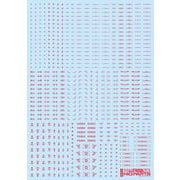 RB03-144ORE [1/144 RB03 コーションデカール ワンカラー 1枚入 レッド]